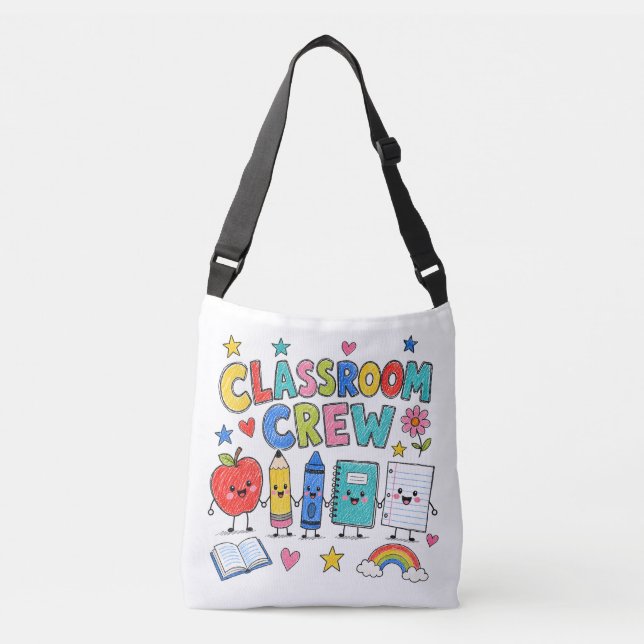 Sac Ajustable Équipage de classe mignon décoration de salle de c (Devant)