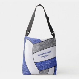 Sac Ajustable équipe bleue gris couleurs filles volley-ball entr