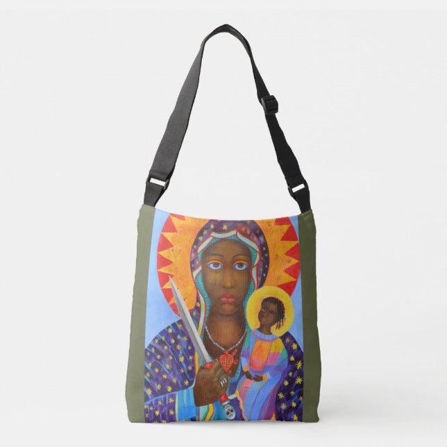 Sac Ajustable Erzulie Dantor Black Madonna Voodoo Lwa (Devant)