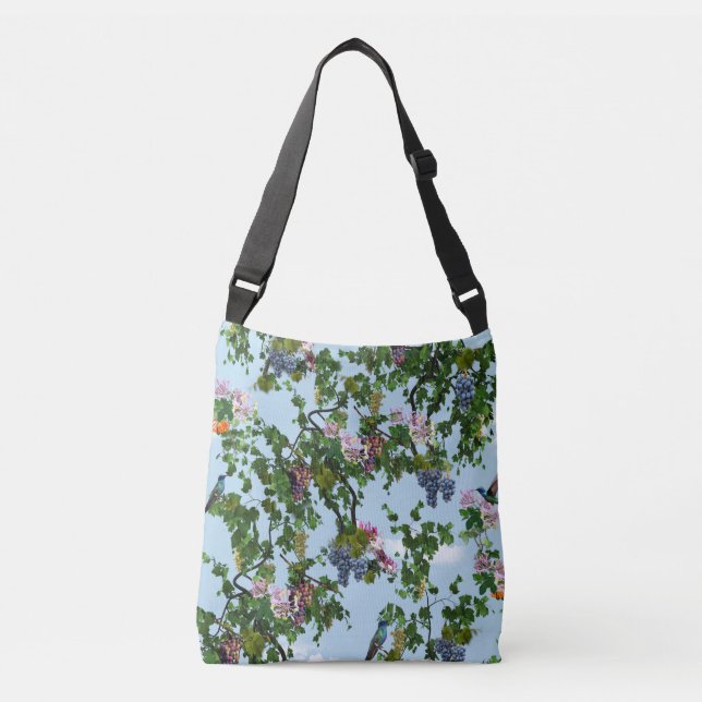 Sac Ajustable Escalade de la vigne et miel fleurs (Devant)