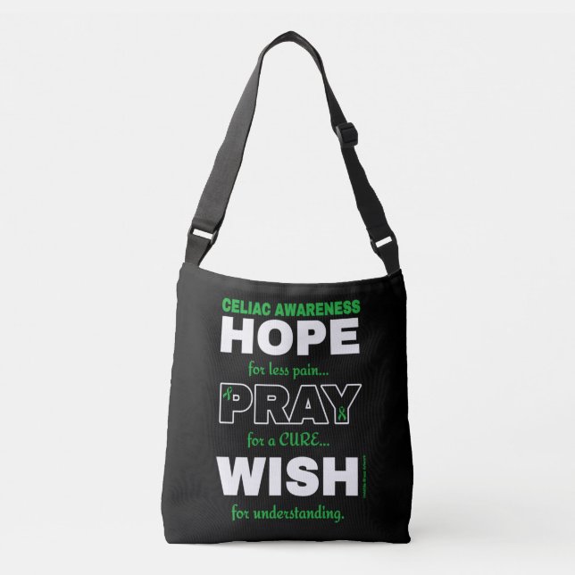 Sac Ajustable Espère Prière Souhaite...Céliaque (Devant)
