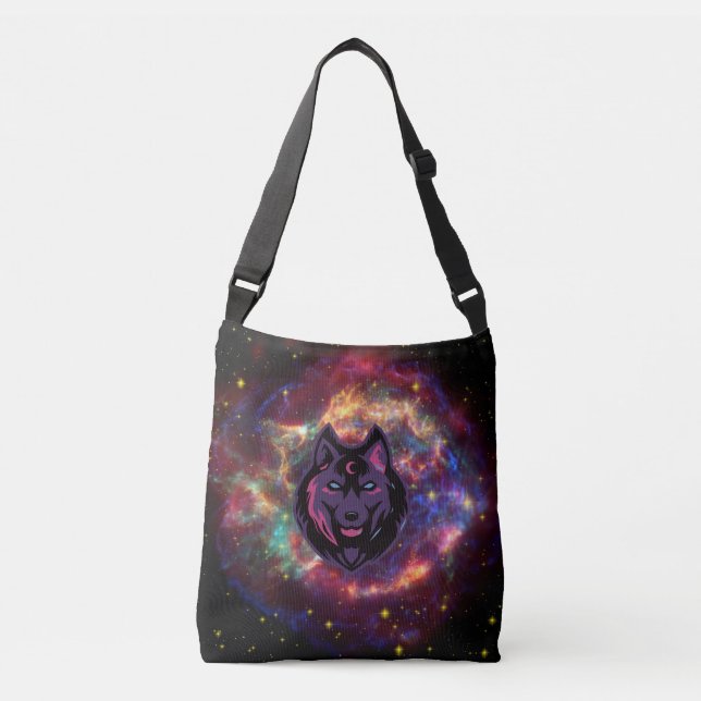 Sac Ajustable Esprit de la nébuleuse du loup cosmique (Devant)