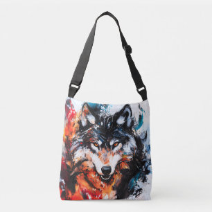 Sac Ajustable Esprit de loup sauvage abstrait