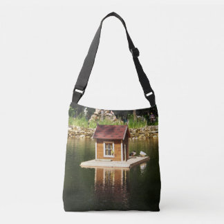 Sac Ajustable Étang avec pavillon d'oiseaux et toboggan alphanum