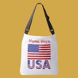 Sac Ajustable États-Unis d'Amérique Drapeau américain personnali