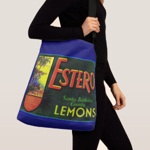 Sac Ajustable étiquette de caisses de citrons Estero dans les an
