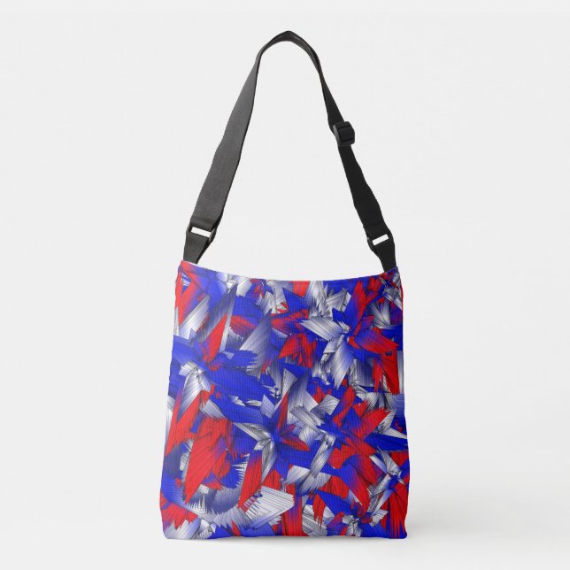 Sac Ajustable Étoiles rouges blanches et bleues (Devant)