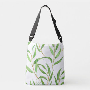 Sac Ajustable Eucalyptus motif aquarelle sur blanc