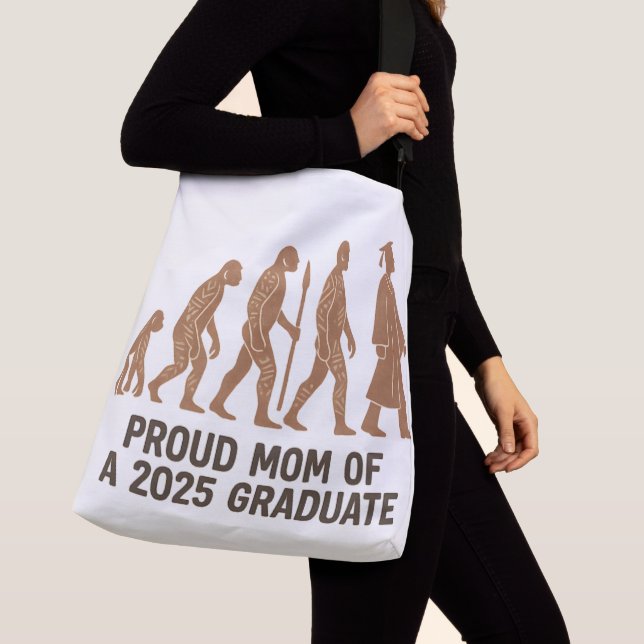 Sac Ajustable Évolution Tribale Art – Fière Maman De Diplômé 202 (De près)