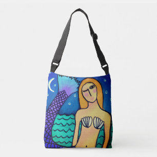 Sac Ajustable Fâcheuse sirène d'art Abstraite