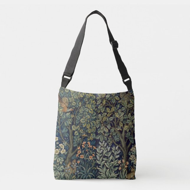 Sac Ajustable Faisan d'arbre boisé William Morris (Devant)