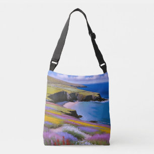 Sac Ajustable Falaises verdoyantes et vagues d'azur