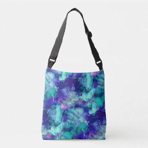 Sac Ajustable fantaisies bleues à l'aquarelle :