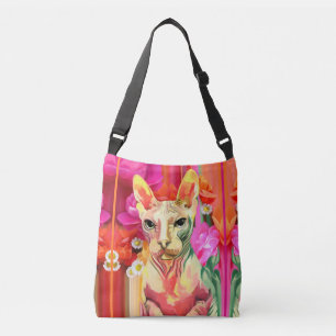 Sac Ajustable Fée de fleur de chat de Sphynx