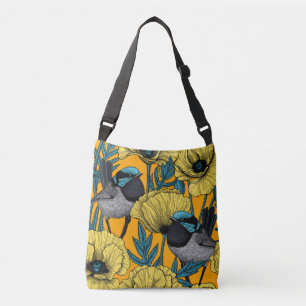 Sac Ajustable Fée et pavots en jaune