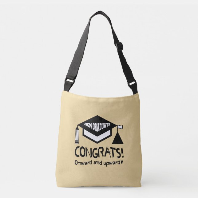 Sac Ajustable Félicitations, diplômé 2024 ! (Devant)