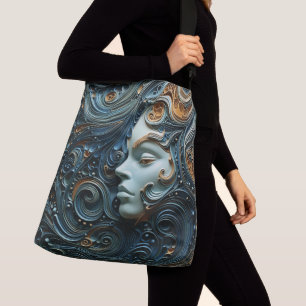 Sac Ajustable Femme au Clair de Lune en Art 3D