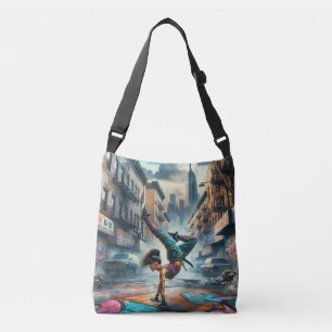 Sac Ajustable Femmes en action de Breakdancer Silhouette de New 