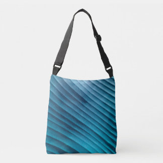 Sac Ajustable Feuille Bleue Diagonale