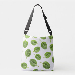 Sac Ajustable Feuille d'épinards bio Motif sans couture