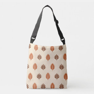 Sac Ajustable Feuilles d'automne beige et brun riche
