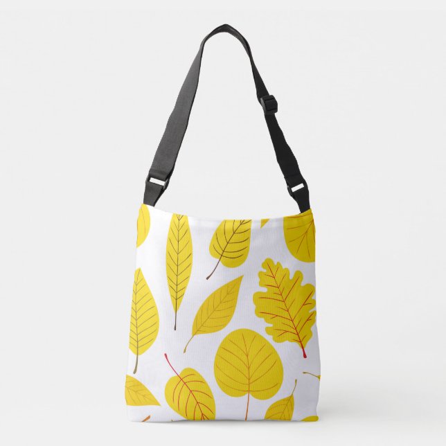 Sac Ajustable Feuilles d'automne en jaune (Devant)
