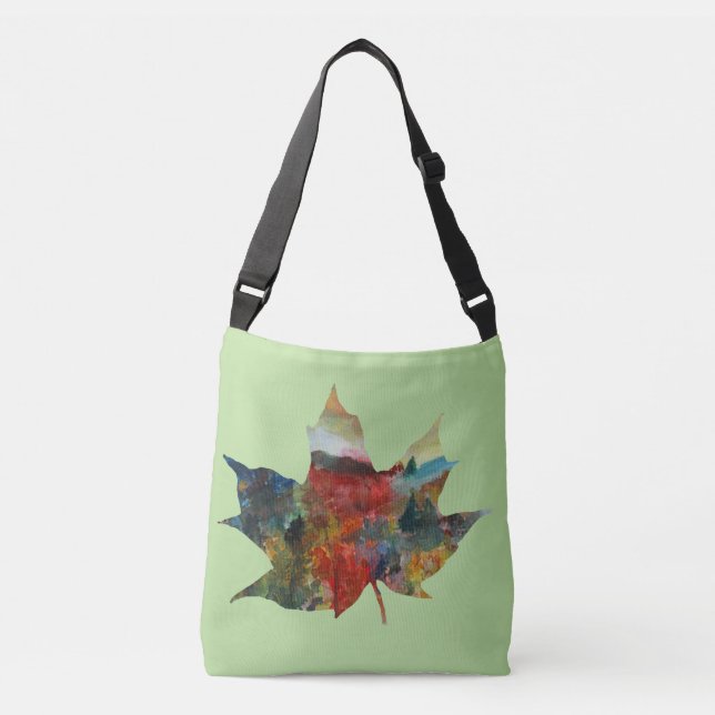 Sac Ajustable Feuilles d'automne, Foliage Fourre-tout (Devant)