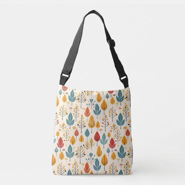 Sac Ajustable Feuilles d'automne rétro Feuilles d'automne Motif (Devant)