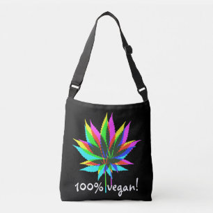 Sac Ajustable Feuilles Plantes sauvages - couleur néon + 100% vé