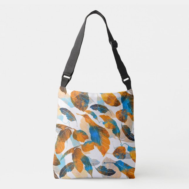 Sac Ajustable Feuilles Silhouette : aquarelle, PA sans fil numér (Devant)