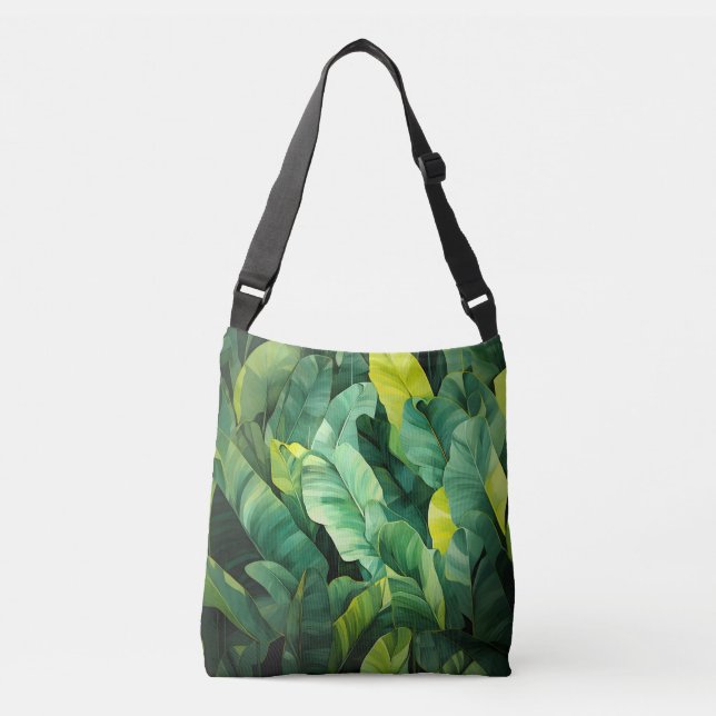 Sac Ajustable Feuilles tropicales, botanique abstraite, jungle,  (Devant)
