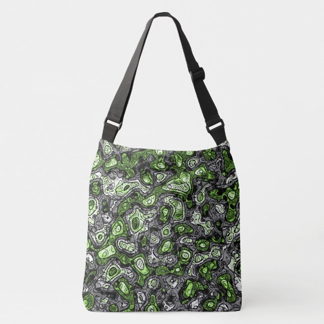 Sac Ajustable Fière Abstrait Funky Trippy Grungy Agender (Devant)
