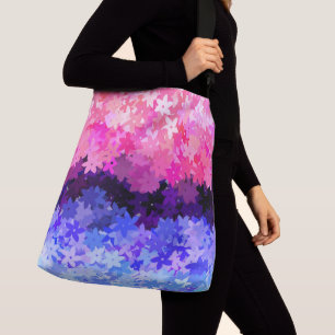 Sac Ajustable Fière Omnisexualité Groovy Boho Excentrique Floral