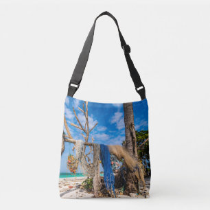 Sac Ajustable Filets de pêche séchant sur la plage