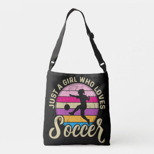 Sac Ajustable Fille Aime Football Coucher de soleil coloré