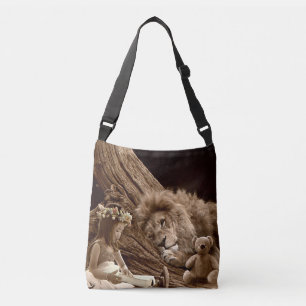 Sac Ajustable Fille avec le lion et l'ours de nounours