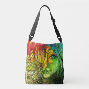Sac Ajustable Fille d'art original couleur arc-en-ciel artistiqu