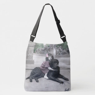 Sac Ajustable Fille et son chien