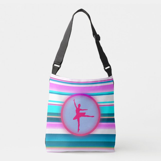 Sac Ajustable Filles Ballerina Dance Stripes (Devant)