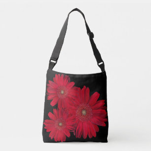 Sac Ajustable Fin rouge de marguerite de Gerber vers le haut de