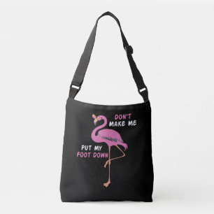 Sac Ajustable Flamant rose avec lunettes - Ne me faites pas mett