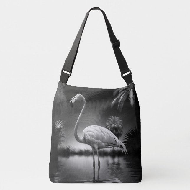 Sac Ajustable Flamant rose dans une piscine (Devant)