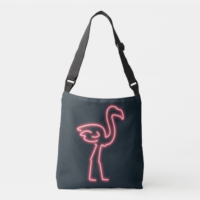 Sac Ajustable Flamant rose en rose néon (Devant)