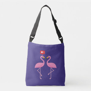 Sac Ajustable Flamant rose Rose Comme Heart Pastel