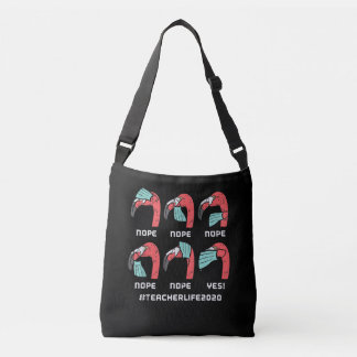 Sac Ajustable Flamant rose Visage Masque Professeur Vie Distance