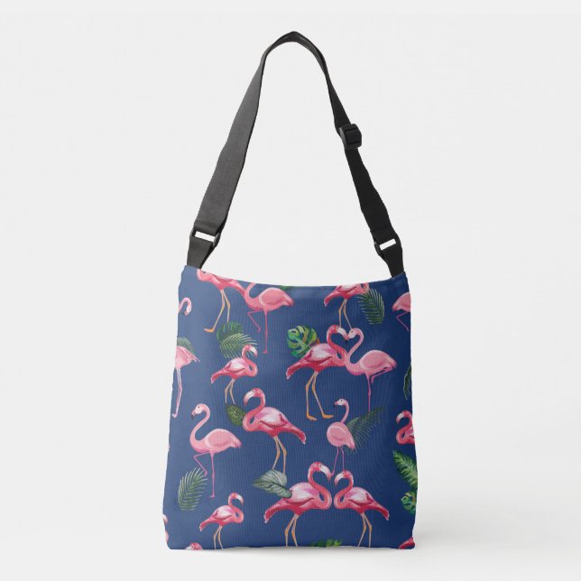 Sac Ajustable Flamants roses Love Motif 2 (Devant)