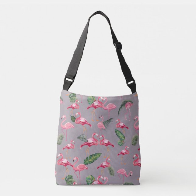 Sac Ajustable Flamants roses Love Motif 6 (Devant)