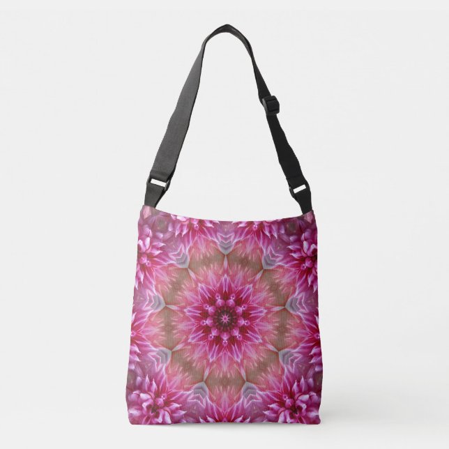 Sac Ajustable Fleur Abstraite rose (Devant)