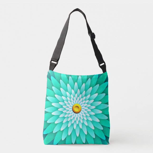 Sac Ajustable Fleur bleue Mandala-68566 (Devant)