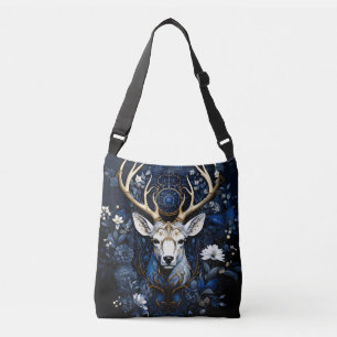 Sac Ajustable Fleur céleste de minuit Gothique Cerf